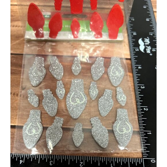 Creatology Holiday Foam Stickers Christmas Light Embellishment 368005 - Picture 3 of 5